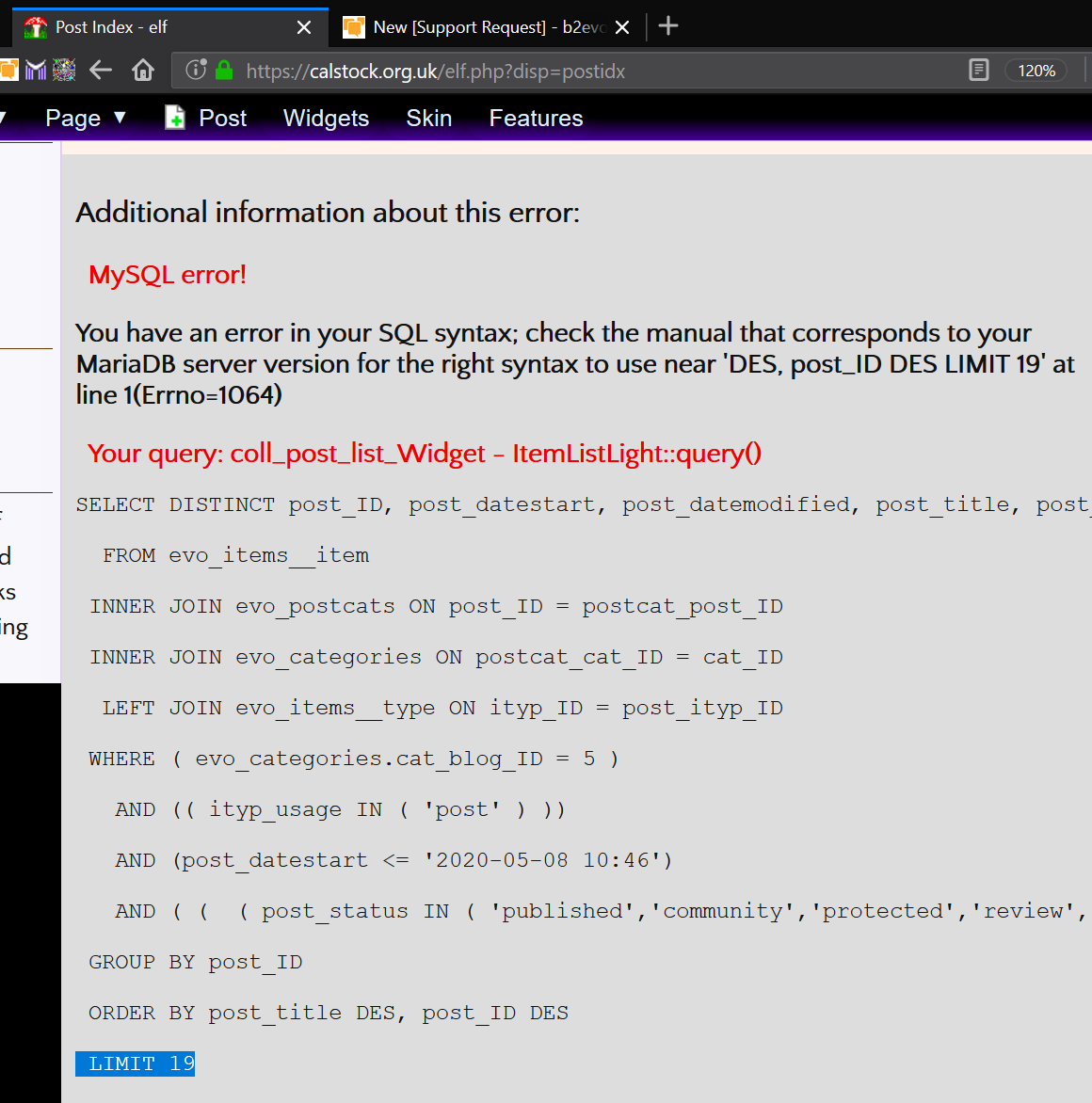 disp=postidx ~ Wasn't working : NOW FIXED :)