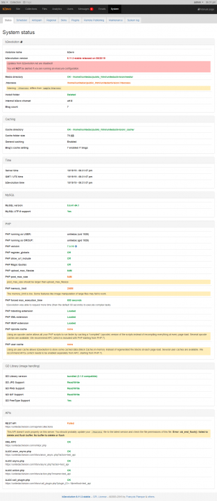 b2evo-bluehost problems