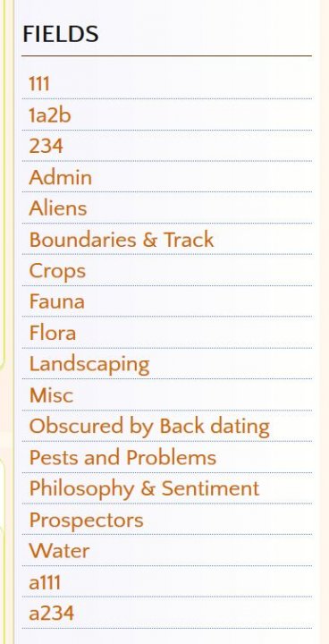 Category names cannot be a number (all digits)
