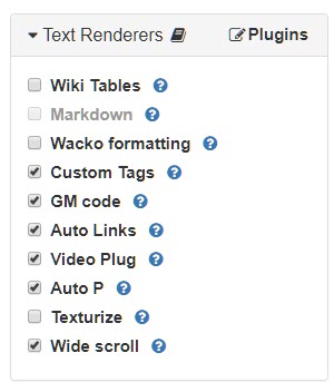 Text Renderer widget