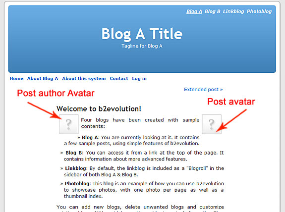 [Plugin min v4.1] Avatars for b2evolution v4.1 and v5