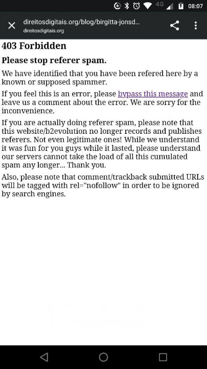 403 -- please stop referer spam