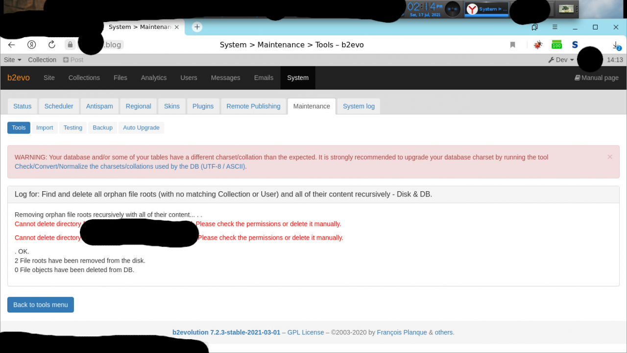 MariaDB 10.6.3 upgrade