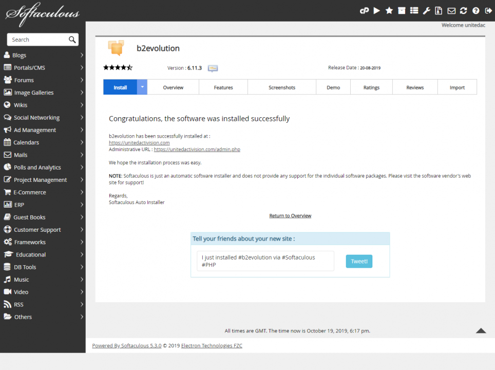 b2evo-bluehost problems