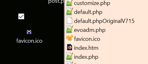 Favicon anomaly in 7.1.5 or is it Filezilla