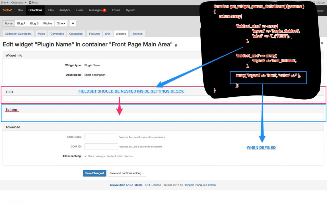 BUG 6.9.X Fieldset not nested correctly