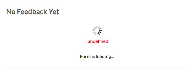 :undefined  Form is loading...